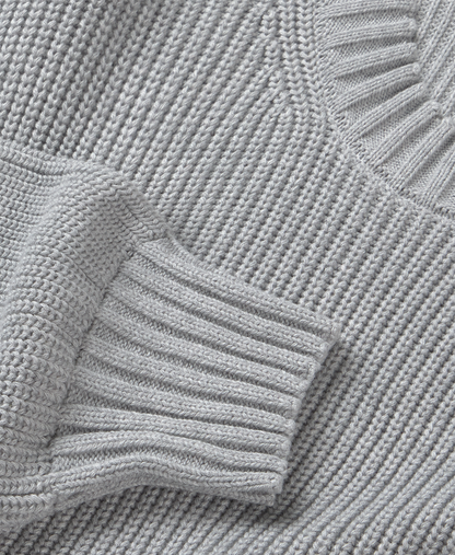 7 Gauge 'Light Heather Gray' Knit