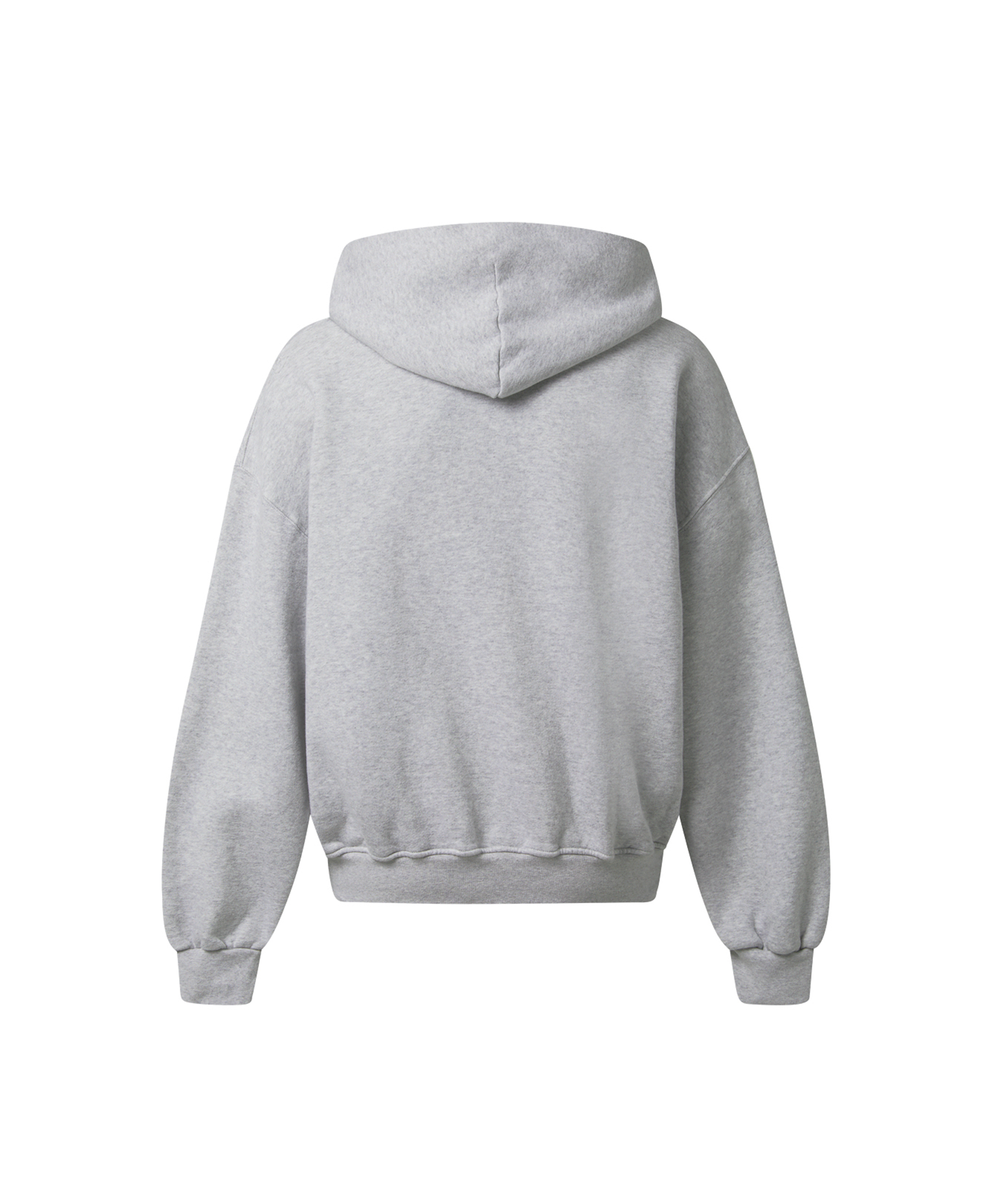 450 GSM 'Light Heather Gray' Zipper