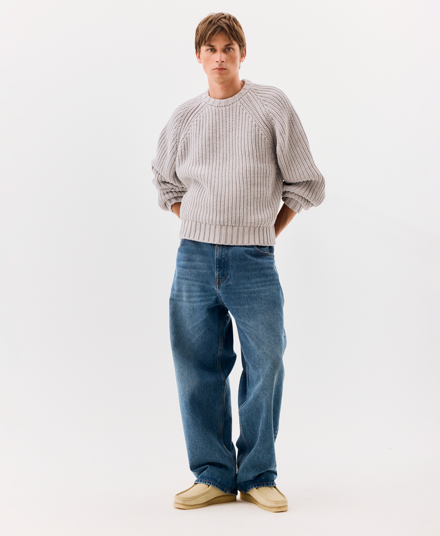 3 Gauge 'Vintage Navy' Knit