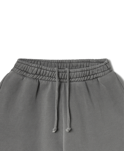 450 GSM 'Mud Gray' Straight-leg Pants