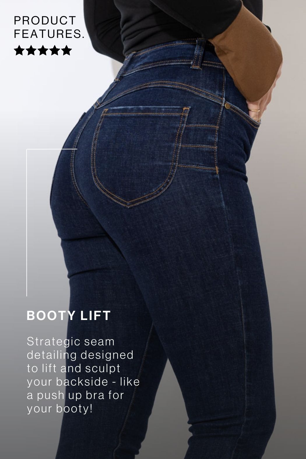 Dark Denim Booty Sculpt Flare Miracle Jean