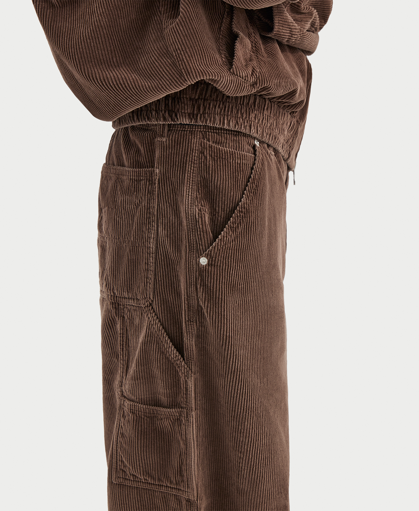 'Anthracite' Corduroy Pants