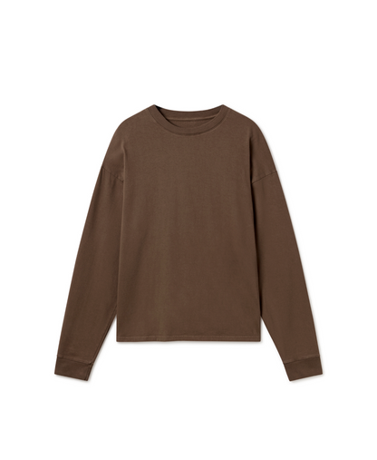 300 GSM 'Mocha Brown' Longsleeve