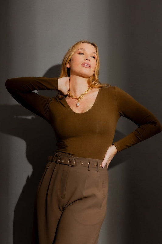 Cocoa Tencel Lust Top