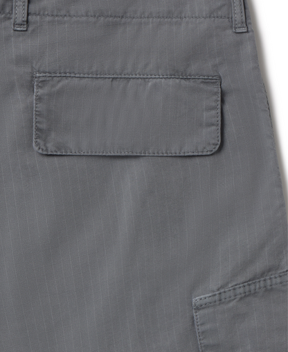 'Cinza' Ripstop Short Cargo Pants