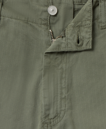 'Olive' Ripstop Short Cargo Pants