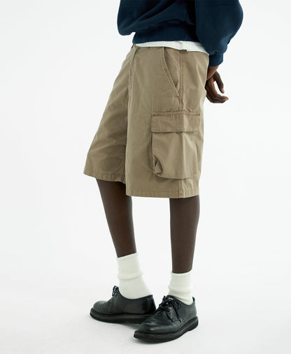 'Olive' Ripstop Short Cargo Pants