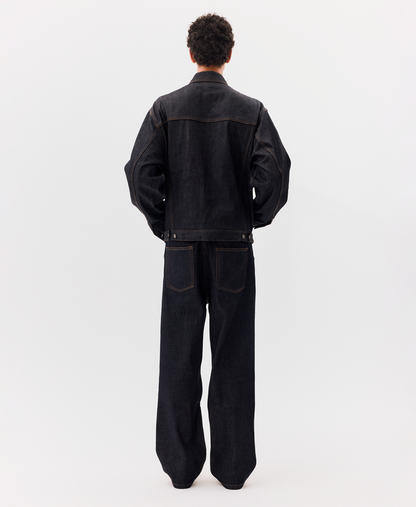 14 oz 'Indigo' Selvedge Raw Denim Jacket