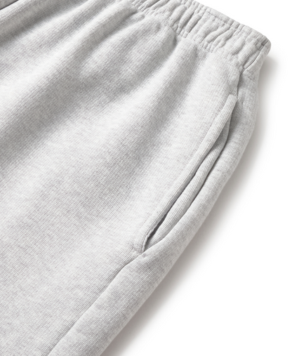 600 GSM 'Light Heather Gray' Short Pants