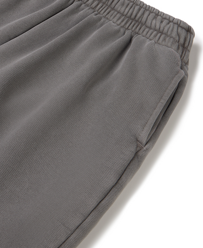 600 GSM 'Mud Gray' Straight-leg Pants