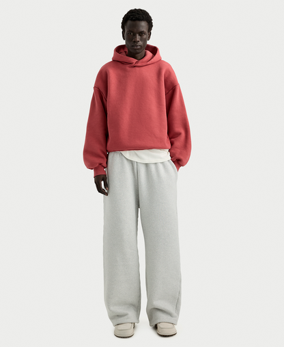750 GSM 'Light Heather Gray' Straight-leg Pants