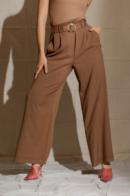 Coffee Cleo Pant