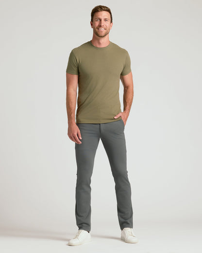 Carbon Slim Comfort Knit Chino Pant