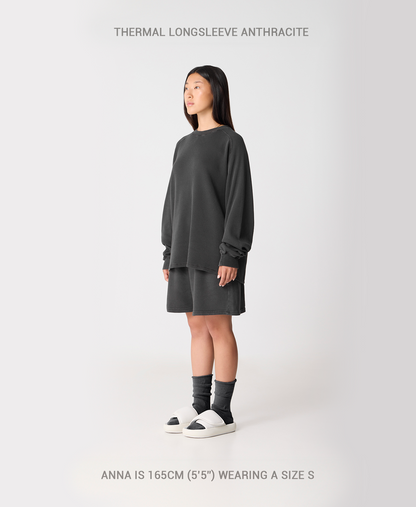 350 GSM 'Anthracite' Thermal Longsleeve