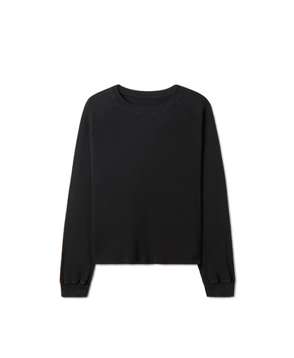 350 GSM 'Jet Black' Thermal Longsleeve