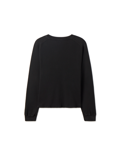 350 GSM 'Jet Black' Thermal Longsleeve