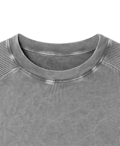 350 GSM 'Vintage Gray' Thermal Longsleeve