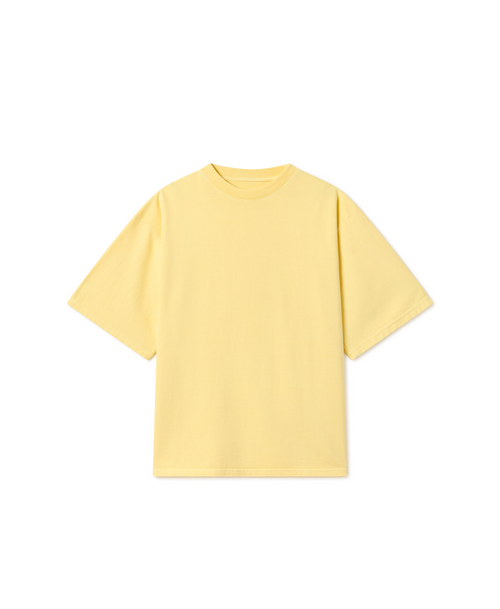 300 GSM 'Vintage Yellow' T-Shirt