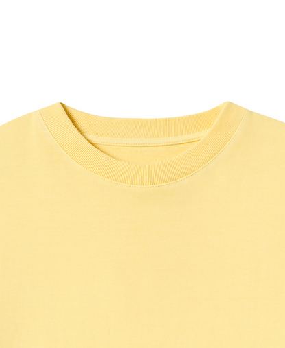 300 GSM 'Vintage Yellow' T-Shirt