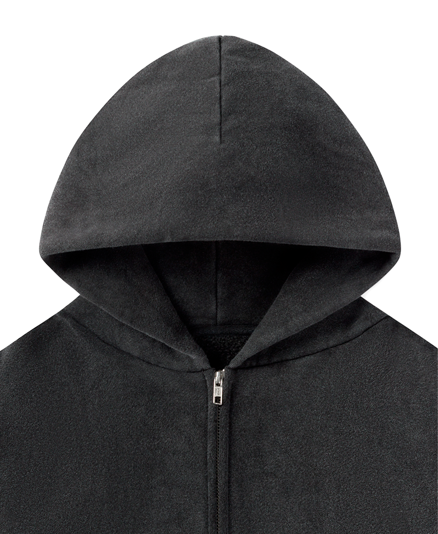 450 GSM 'Vintage Black' Zipper