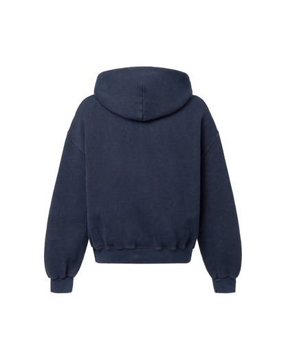 450 GSM 'Vintage Navy Blue' Hoodie