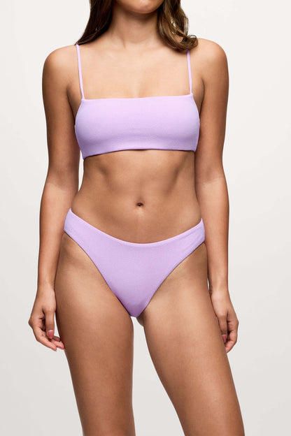 Low Waist Bikini Bottom | Crispy Orchid