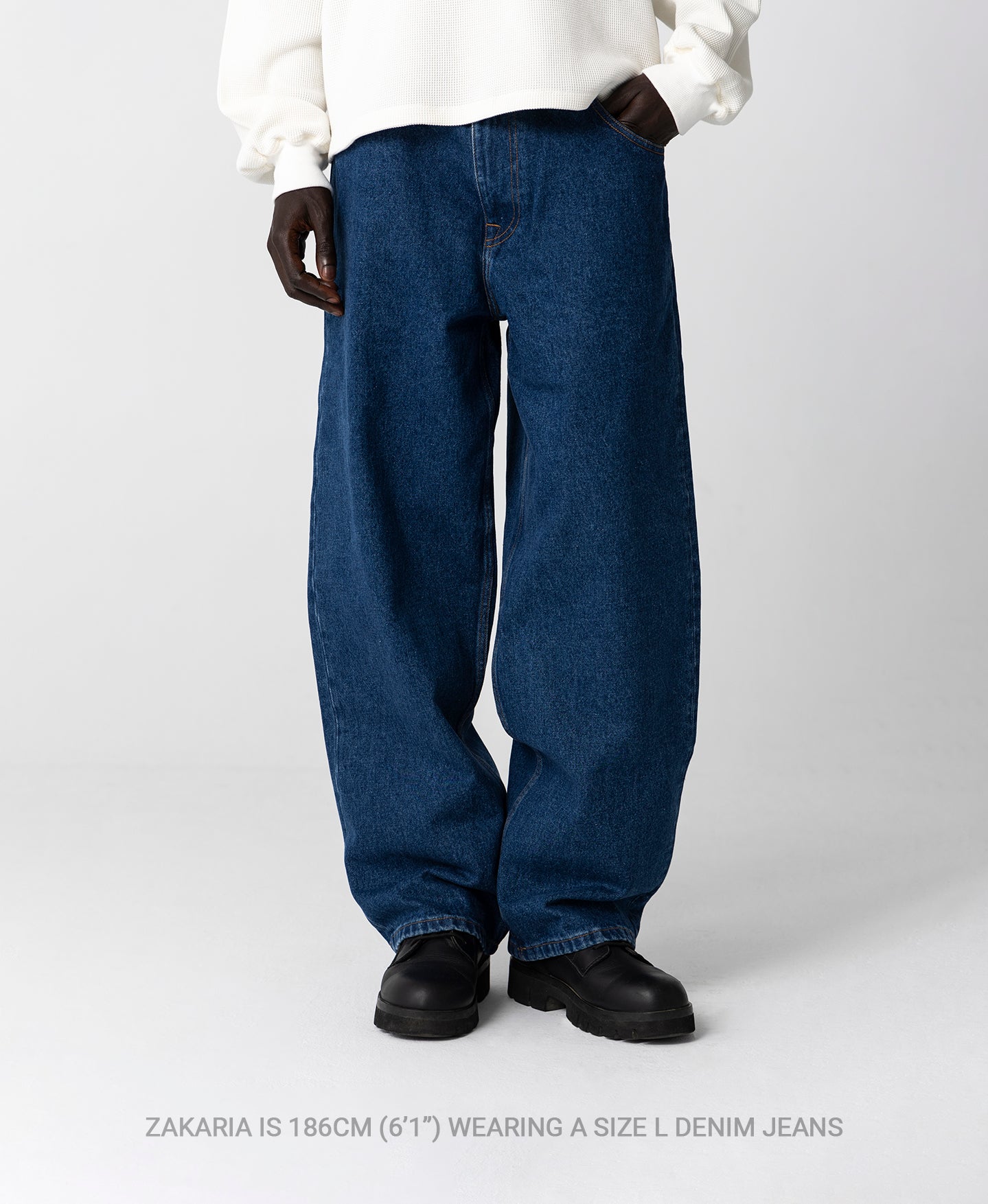 14oz 'Faded Black' Denim Jeans