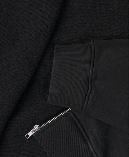 600 GSM 'Jet Black' Zipper