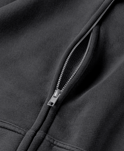 450 GSM 'Anthracite' Zipper