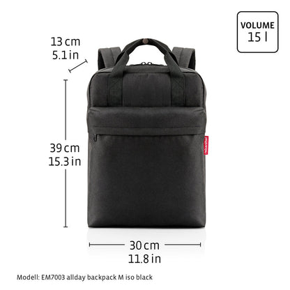 Allday Backpack M ISO - Twist Silver - Little Kooma