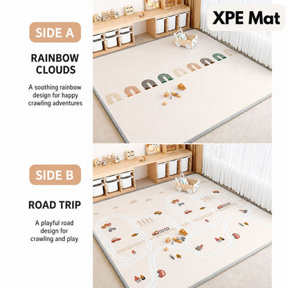 Rainbow+Map/XPE / 150x180cm