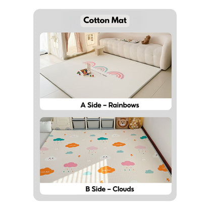 Rainbows+Clouds/Cotton / 150x180cm