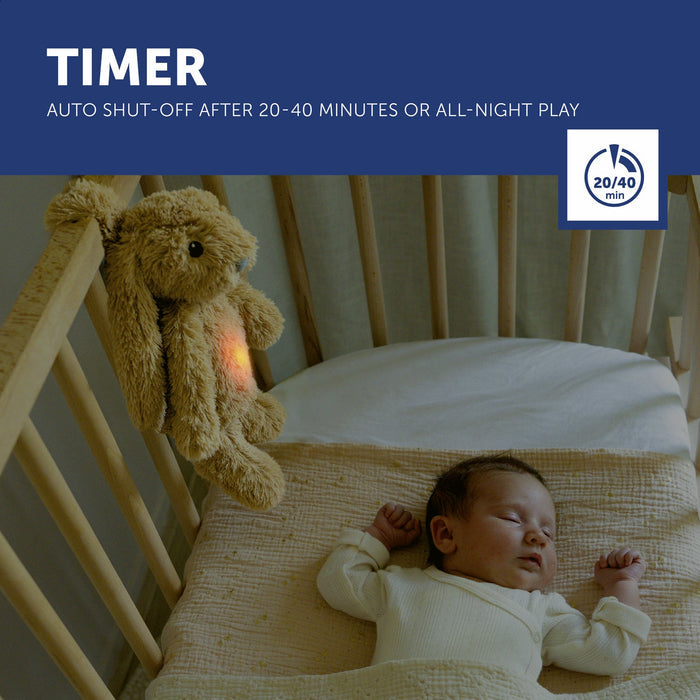 Baby Sleep Soother with Nightlight - Ro The Rabbit - Little Kooma
