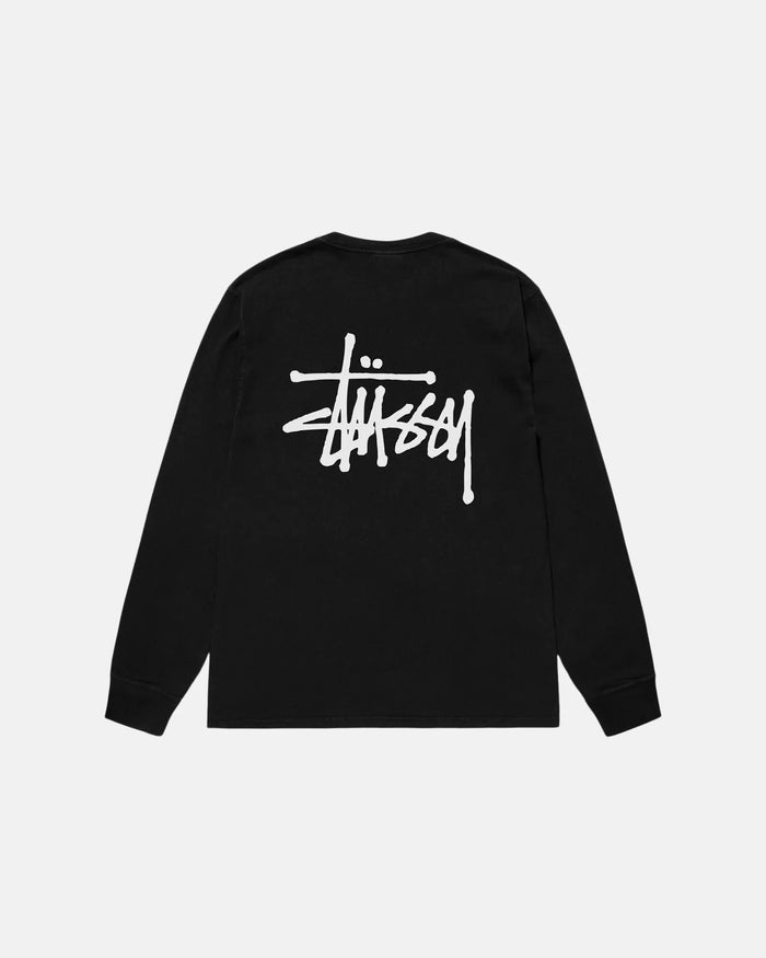 BASIC STÜSSY LS TEE PIGMENT DYED - Four Street