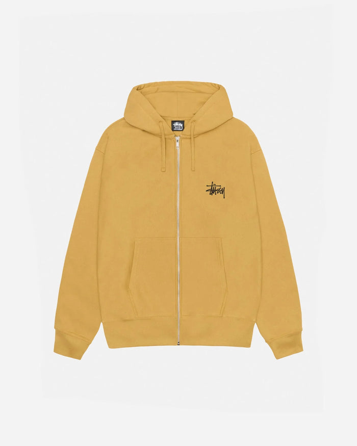 BASIC STÜSSY ZIP HOODIE - Four Street
