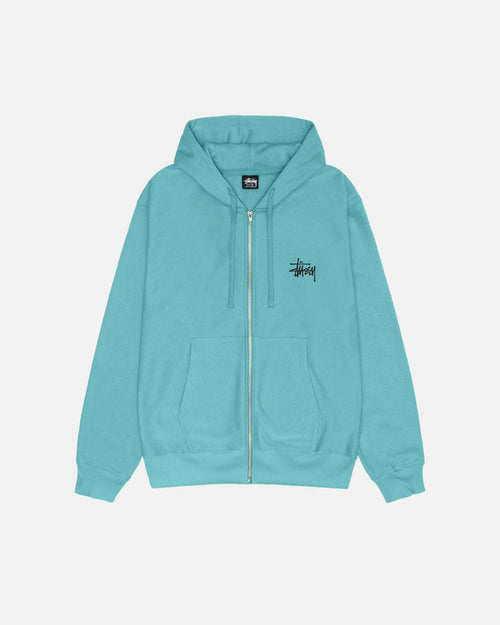 BASIC STÜSSY ZIP HOODIE - Four Street
