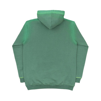 Bleached Hoodie Logo Green - Four Street