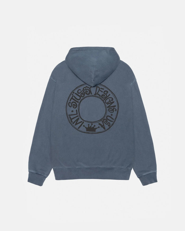 BUANA ZIP HOODIE PIGMENT DYED - Four Street