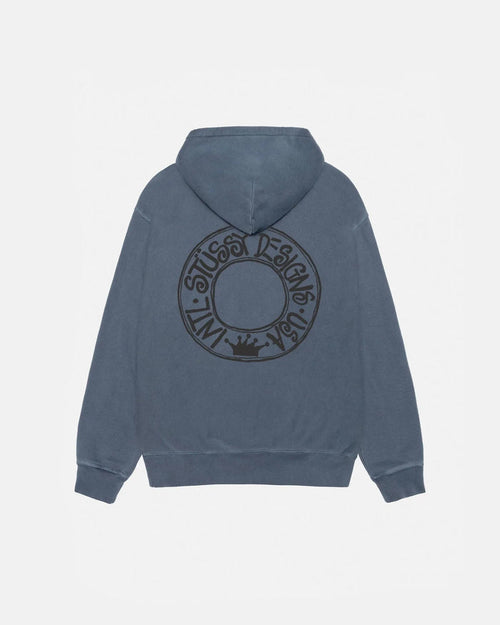 BUANA ZIP HOODIE PIGMENT DYED - Four Street