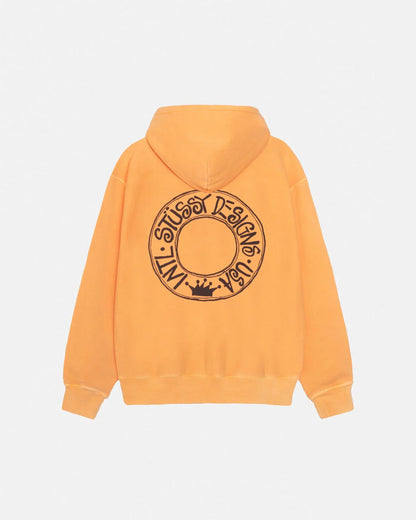 BUANA ZIP HOODIE PIGMENT DYED - Four Street