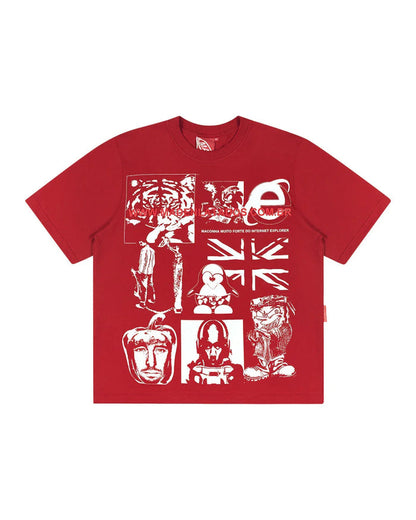 CAMISETA INTERNET VERMELHA - Four Street