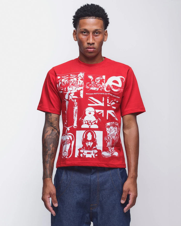 CAMISETA INTERNET VERMELHA - Four Street