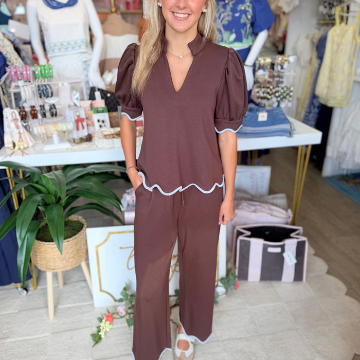 Celina Top (Brown)