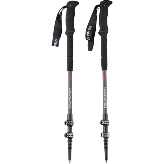 Craghoppers Treklite Carbon Pair Walking Pole - Raw Carbon