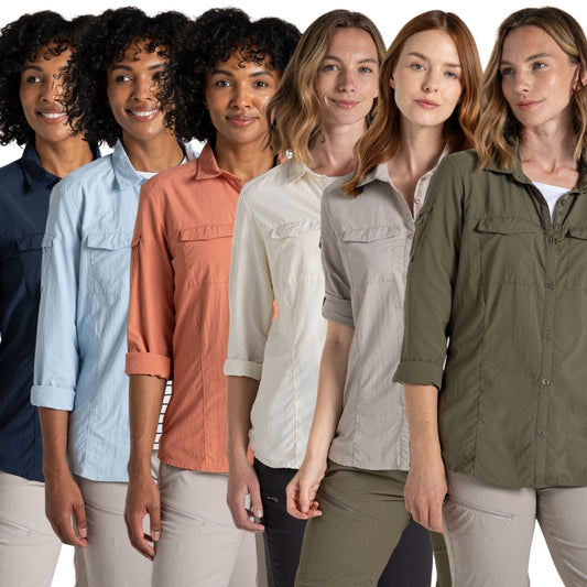 Craghoppers Womens NosiLife Adventure 3 Long Sleeve Shirt