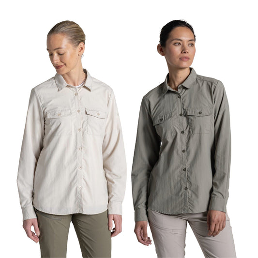 Craghoppers Womens NosiLife Loukkos Long Sleeve Shirt