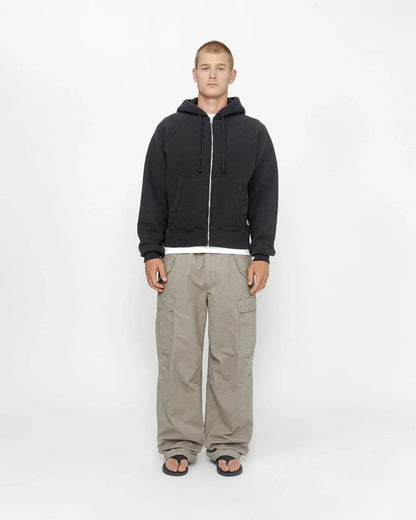 FLEECE RAGLAN ZIP HOODIE - Four Street