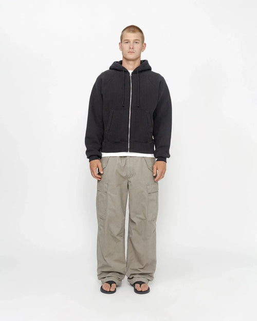 FLEECE RAGLAN ZIP HOODIE - Four Street