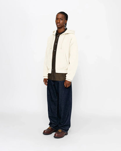 FLEECE RAGLAN ZIP HOODIE - Four Street