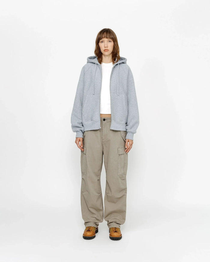 FLEECE RAGLAN ZIP HOODIE - Four Street